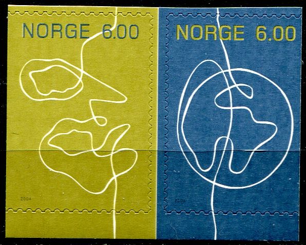 (2004) MiNr. 1488 - 1489 ** - Norsko - Od člověka k člověku