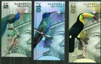 Aldabra Island (2018) - 5 +10 + 20 dollars (Fantasy bankovka) - polymer