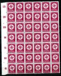 (1934) MiNr. D 139 ** 42-bl + okr. - Deutsches Reich - Služební známka
