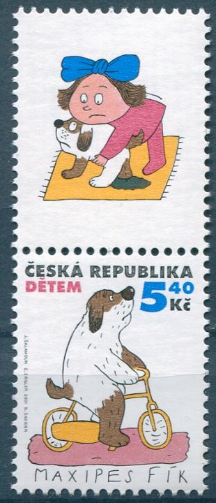 Česká pošta (2001) č. 292 ** KH - Česká republika - Dětem Maxipes Fík