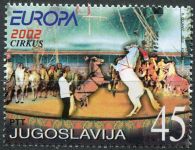 (2002) MiNr. 3078 ** - Jugoslávie - EUROPA - cirkus