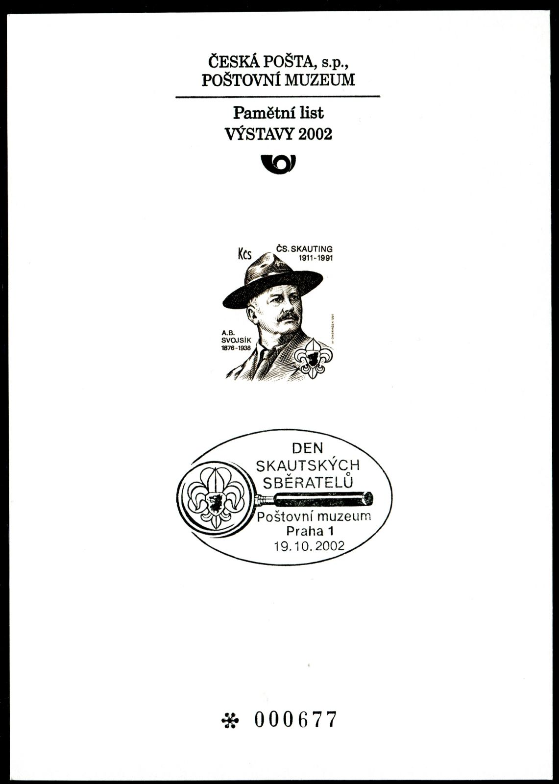 (2002) PTM č. 18 - Den skautských sběratelů