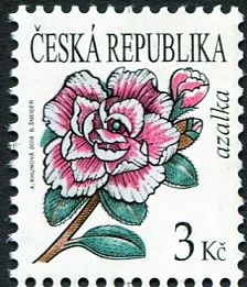 Česká pošta (2008) č. 554 ** - Česká republika - Krása květů Azalka