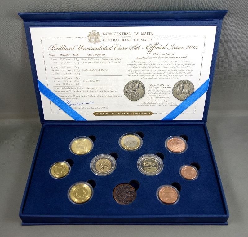 (2012) Set 10 ks mincí v kazetě + certifikát (BU); sada € + replika