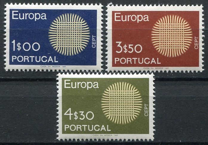 (1970) MiNr. 1092 - 1094 ** - Portugalsko - emise EUROPA - Cept | www.tgw.cz