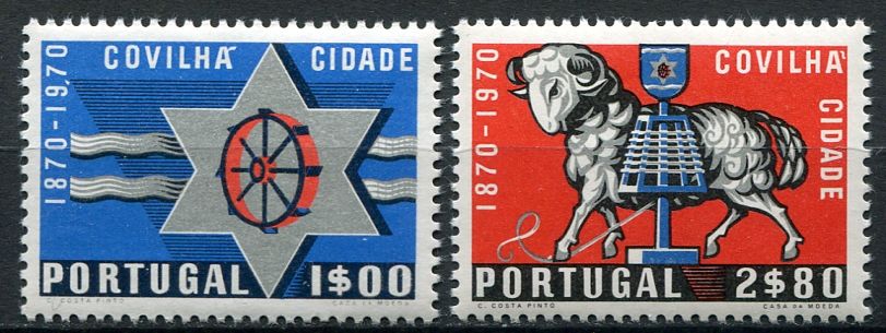 (1970) MiNr. 1111 - 1112 ** - Portugalsko - Covilhã