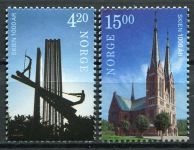(2000) MiNr. 1359 - 1360 ** - Norsko - 1000 let město Skien | www.tgw.cz