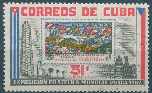 (1962) MiNr. 805 - O - Kuba - PRAGA 1962 - poštovní známky | www.tgw.cz