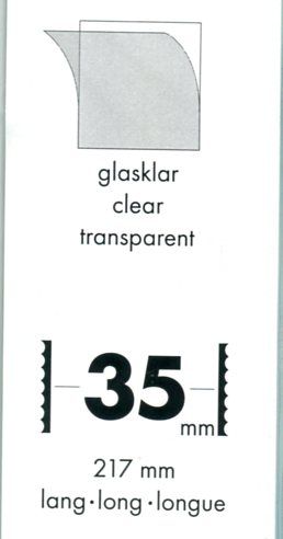 Leuchttrum Hawidky průhledné, pásky 217 x 35 mm, 25 ks