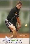 Jiří Novák ( tenista) - oficiální podpisová karta/ autogram