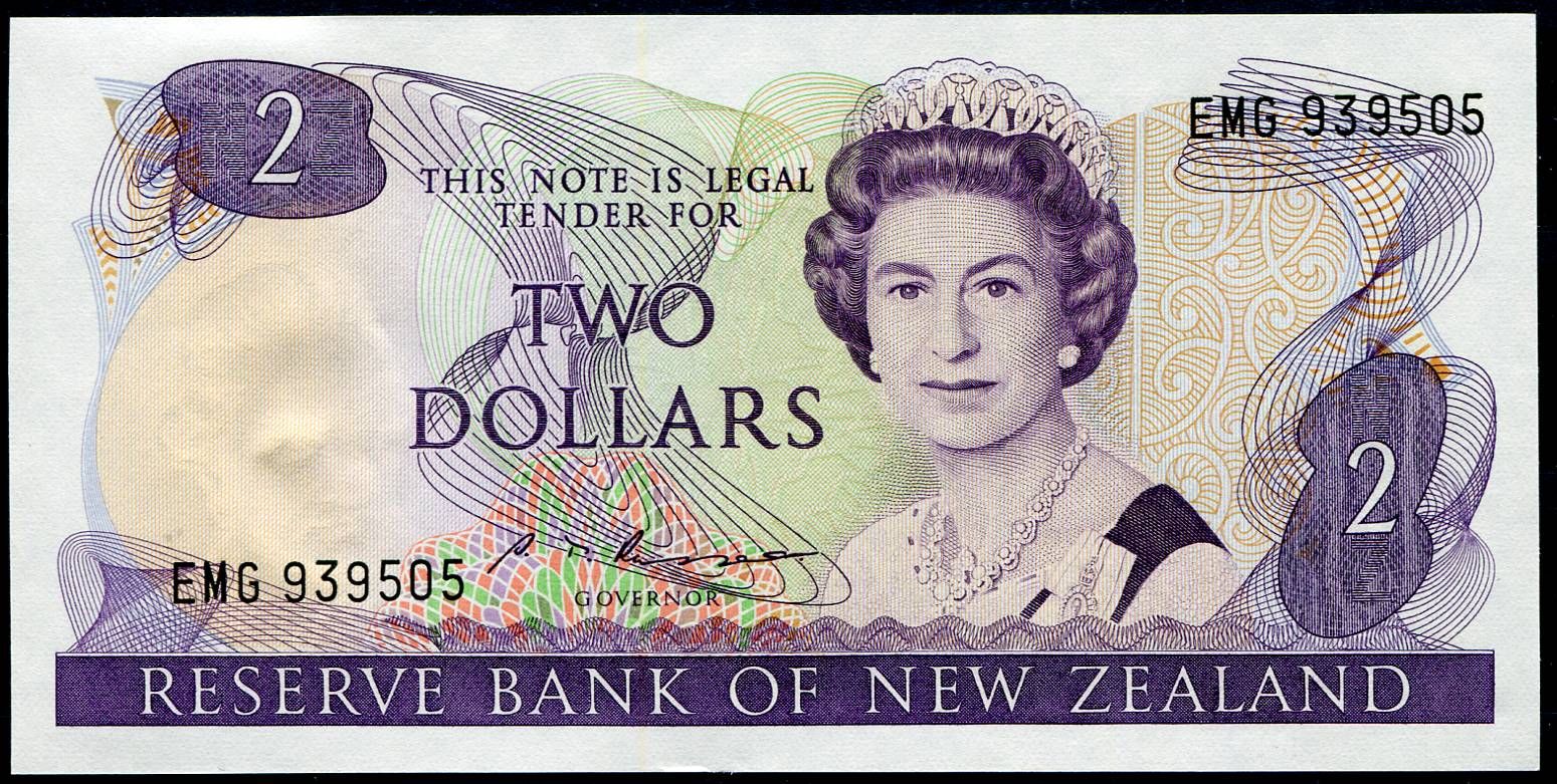 Nový Zéland (P 170b) - 2 Dollars (1985) - UNC | www.tgw.cz