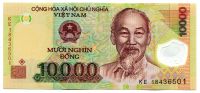 Vietnam - (P 119 k) - 10 000 Dông (2018) polymer - UNC