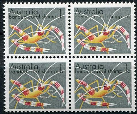 (1973) MiNr. 526 **, 4-bl - Austrálie - Korálové krevety | www.tgw.cz