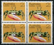 (1973) MiNr. 527 **, 4-bl - Austrálie - Krab bojovný | www.tgw.cz