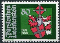 (1980) MiNr. 745 ** - Lichtenštejnsko - Šlechtické erby (I.) | www.tgw.cz