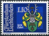 (1980) MiNr. 746 ** - Lichtenštejnsko - Šlechtické erby (I.) | www.tgw.cz