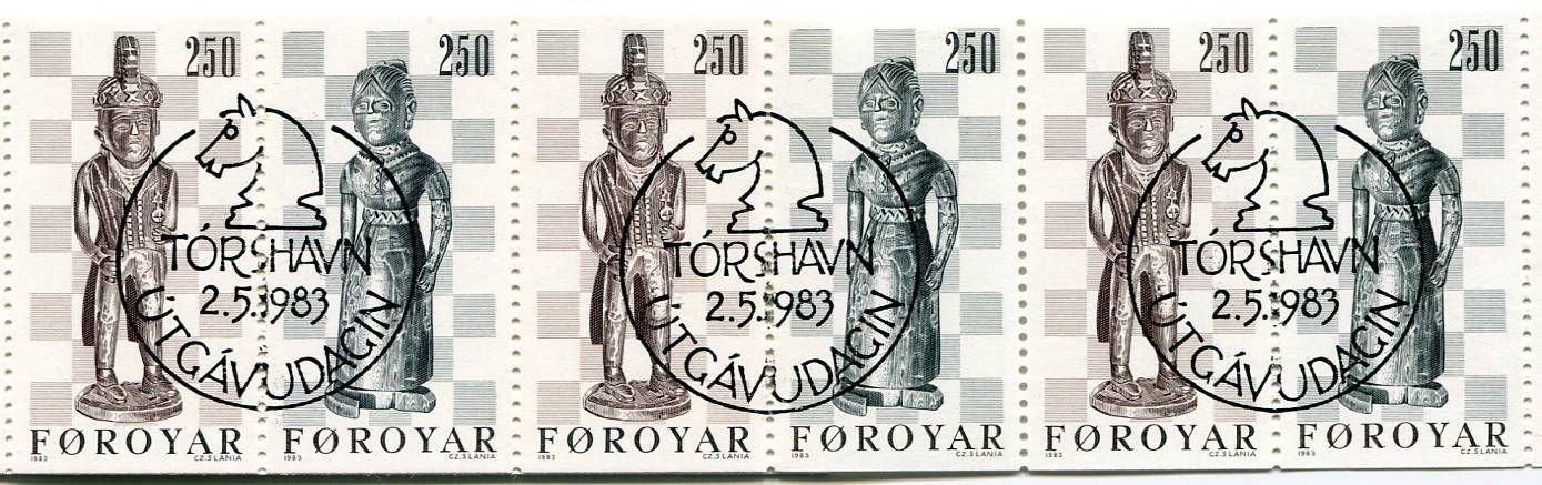 (1983) MiNr. 82 - 83 - O - (MH 1) - Faerské ostrovy - Šachy | www.tgw.cz