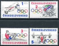 (1984) č. 2663 - 2666 ** - Československo - Sport - olympijské hnutí