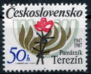 (1987) č. 2809 ** - Československo - 40. výročí Památníku Terezín | www.tgw.cz