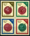 (1988) MiNr. 3156 - 3159 **, 4-bl - DDR - Historické pečeti (II).