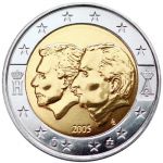 Belgie - pamětní mince 2 euro 2005 poof v etui