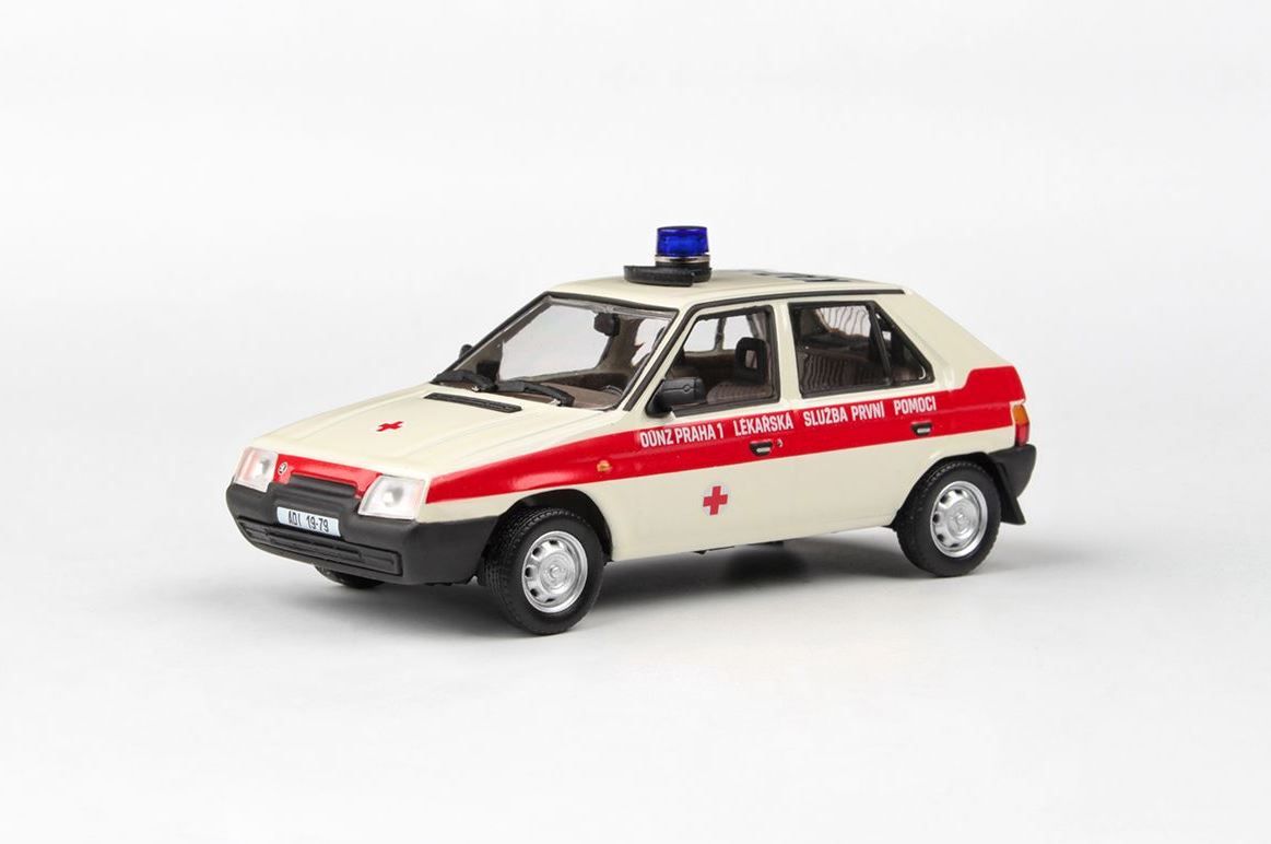 Abrex (1988) model Škoda Favorit 136L - OÚNZ Praha 1 (1:43)