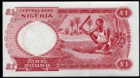 Nigérie bankovka Pick 8, rok 1967, 1 Libra, UNC | www.tgw.cz