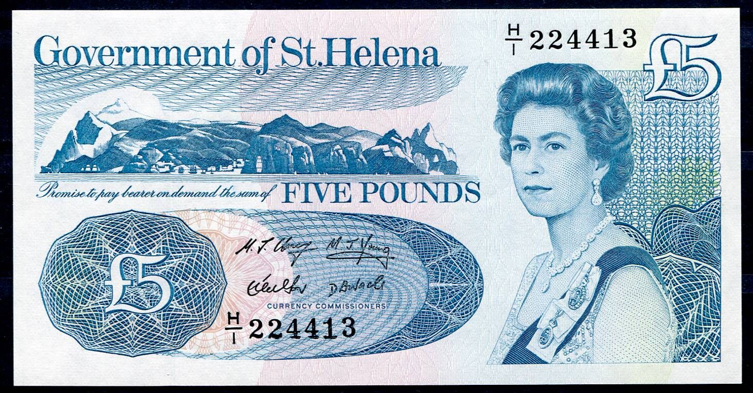 Svatá Helena - (P 11) 5 Pounds (1998) - UNC | www.tgw.cz