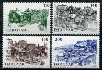 (1981) MiNr. 59 - 62 ** - Faerské ostrovy - série Starý Torshavn | www.tgw.cz