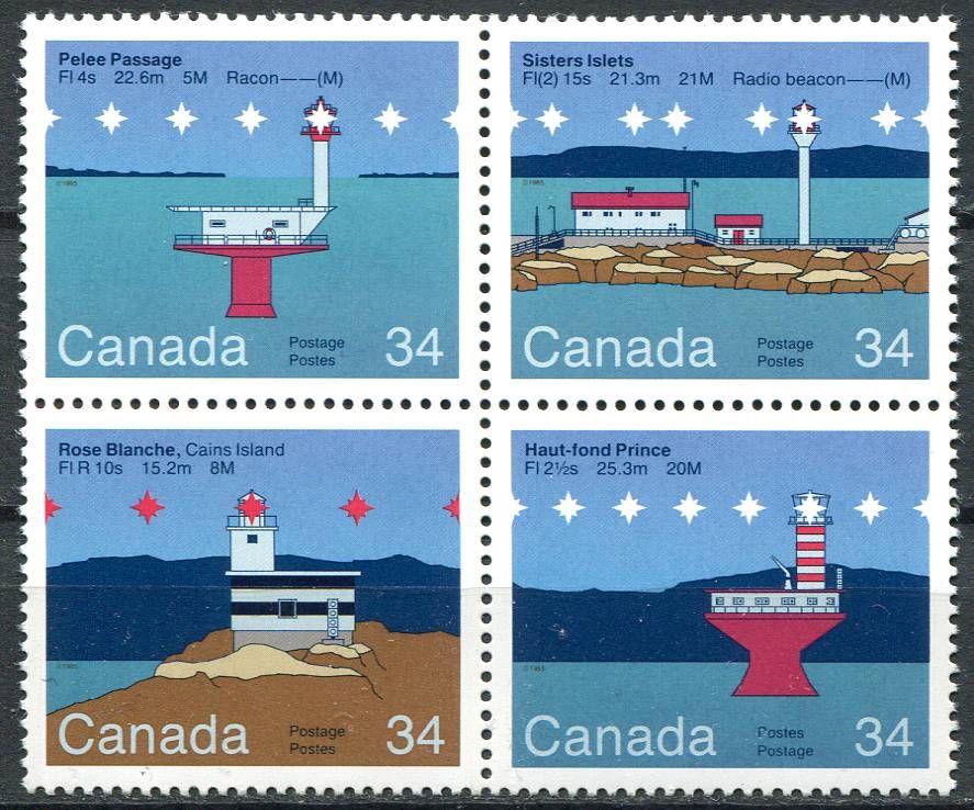 (1985) MiNr. 972 - 975 **. 4-bl - Kanada - CAPEX ’87, Toronto. | ww.tgw.cz