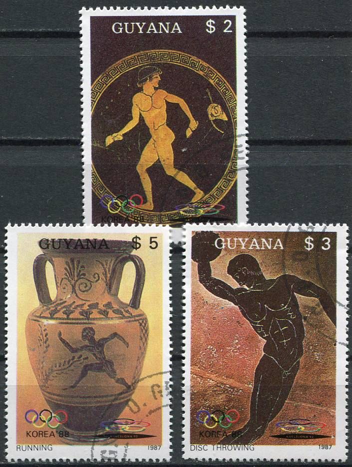 (1987) MiNr. 2061 - 2064 ** Guyana - OH Soul 87 | www.tgw.cz