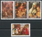 (1989) MiNr. 3072 - 3076 ** Guyana - Vánoce, obrazy | www.tgw.cz