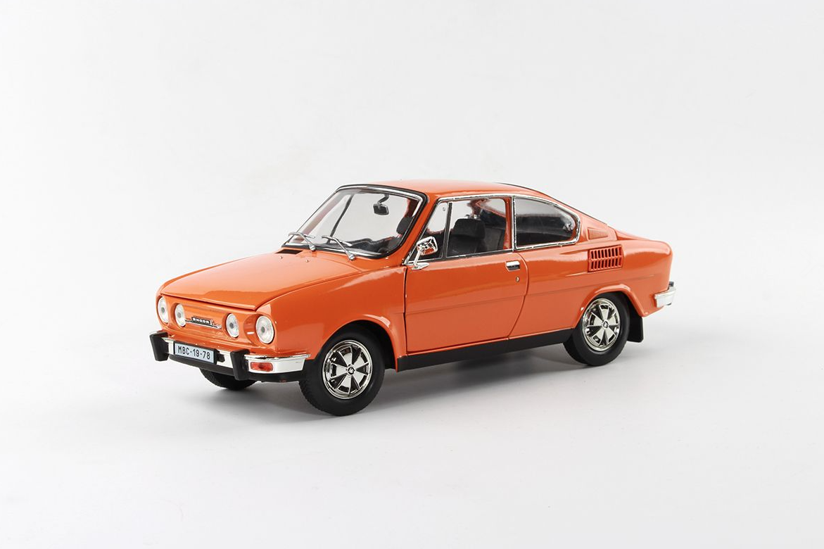 Abrex (1980) Škoda model 110R Coupé (1:18) Oranžová | www.tgw.cz