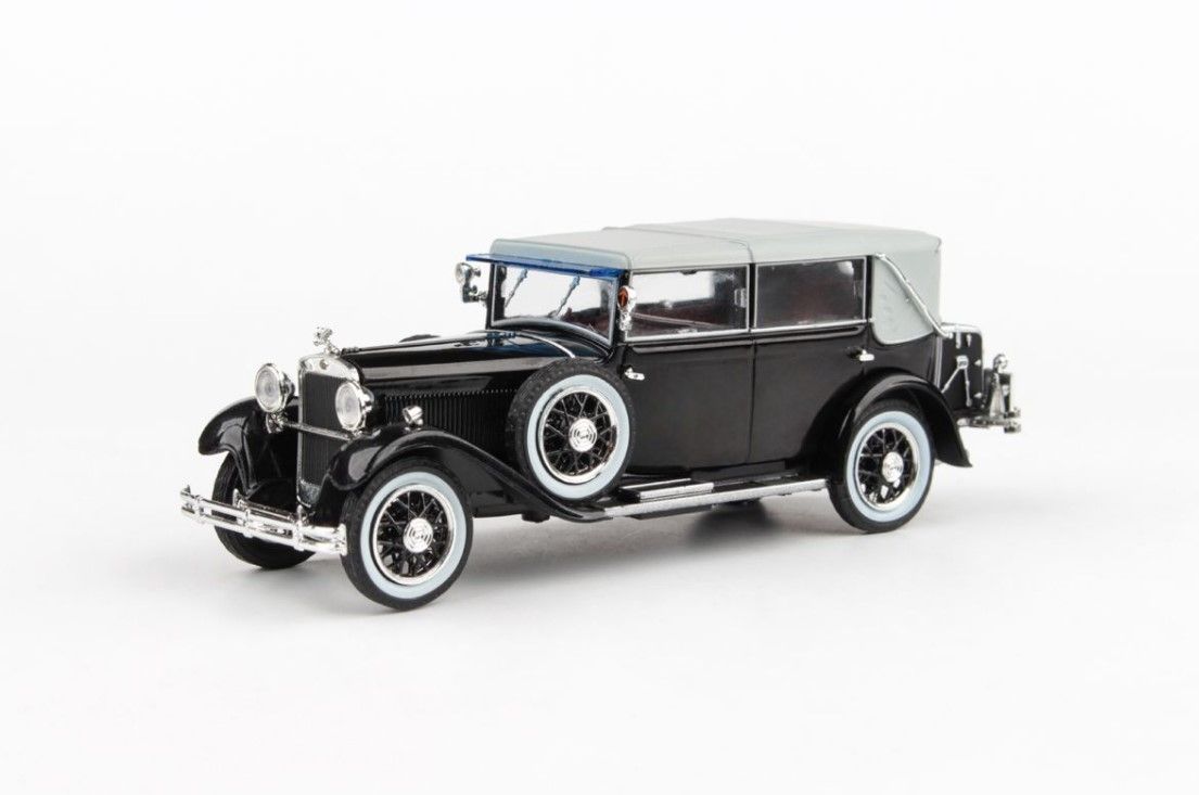 Abrex Škoda 860 (1932) - osobní vůz - veterán (1:43) černá | www.tgw.cz