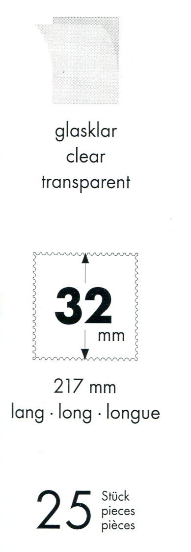 Leuchttrum Hawidky průhledné, pásky 217 x 32 mm, 25 ks průhledné pásky