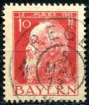 (1919) MiNr. 78 - O - Bayern - Princ Regent Luitpold (1821-1912)