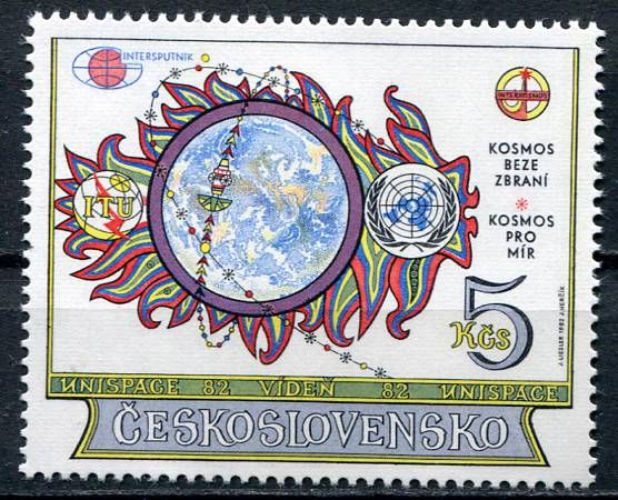 (1982) č. 2544 ** - Československo - Konference OSN - UNISPACE 82 ve Vídni | www.tgw.cz