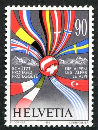 (1992) MiNr. 1477 ** - Švýcarsko - Chraňte Alpy | www.tgw.cz