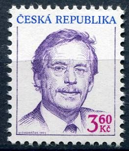 Česká pošta (1995) č. 72 ** - Česká republika - Václav Havel