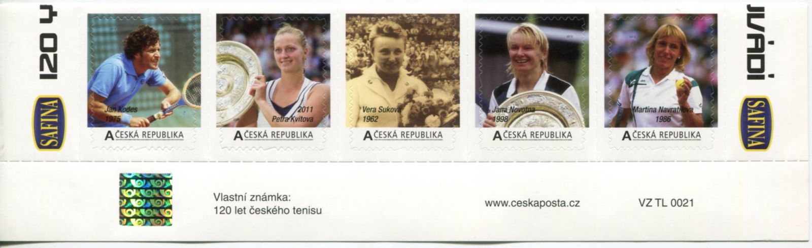 (2013) VZ 181 - 185 - 5-pá - Česká republika - Český tenis 2013 | www.tgw.cz