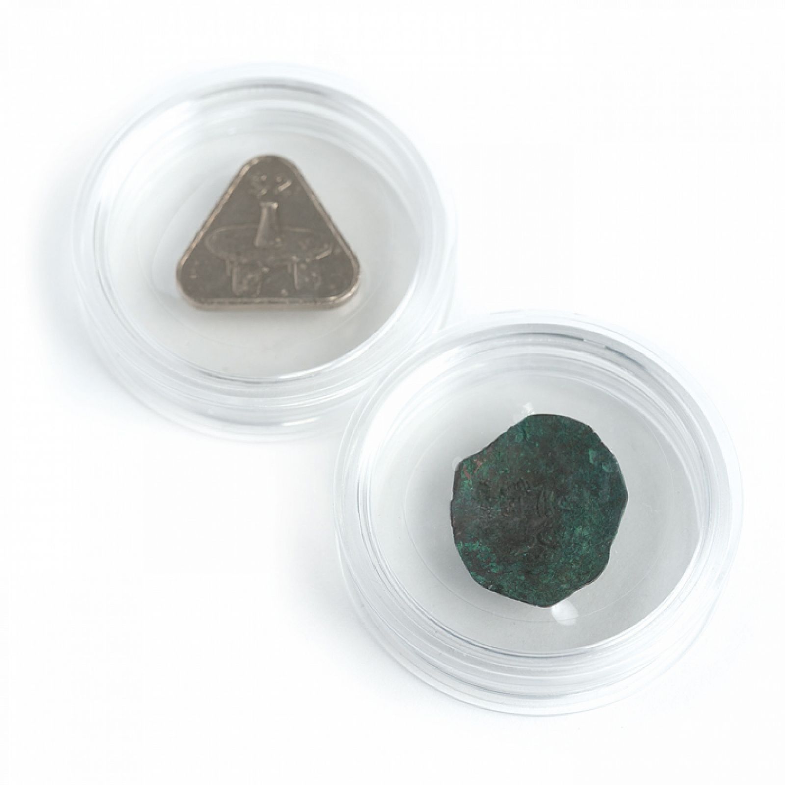 Leuchtturm MAGIC capsules S (1-27 mm) bublinky na nepravidelné a historické mince (50 ks)