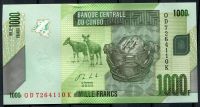 Kongo - (P 101b) 1000 FRANCS (2013) - UNC