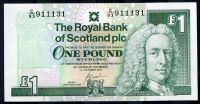 Skotsko - (P 351e.2) bankovka 1 LIBRA (2001) - UNC