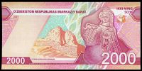 Uzbekistán (P 87) - 2000 Sum (2021) - UNC | www.tgw.cz