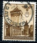 (1940) MiNr. 40 - O - Generalgouvernement - Florianstor, Krakow