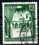 (1940) MiNr. 43 - O - Generalgouvernement - Nádvoří staré krakovské univerzity