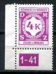 (1941) č. SL 11 ** (1-41 L) - B. ü. M. - Služební známky