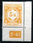 (1941) č. SL 12 ** (2-41 P) - B. ü. M. - Služební známky