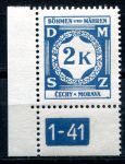 (1941) č. SL 9 ** (1-41 L) - B. ü. M. - Služební známky