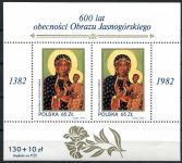 (1982) MiNr. 2820 ** - Polsko - BLOCK 89 - 600. výročí ikony "Černá Madona" | www.tgw.cz
